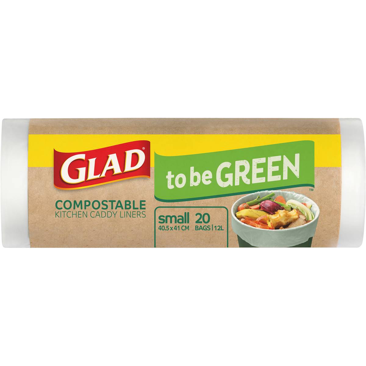 Glad To Be Green Compostable Small 20 Pack