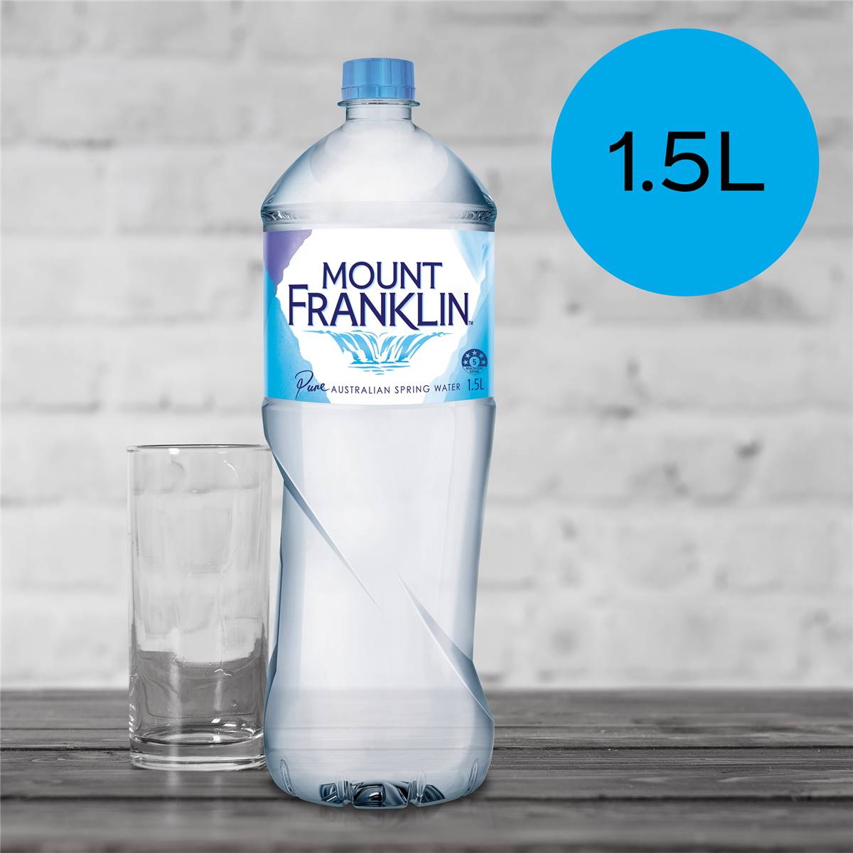 Mount Franklin Spring Water Bottle 1.5l