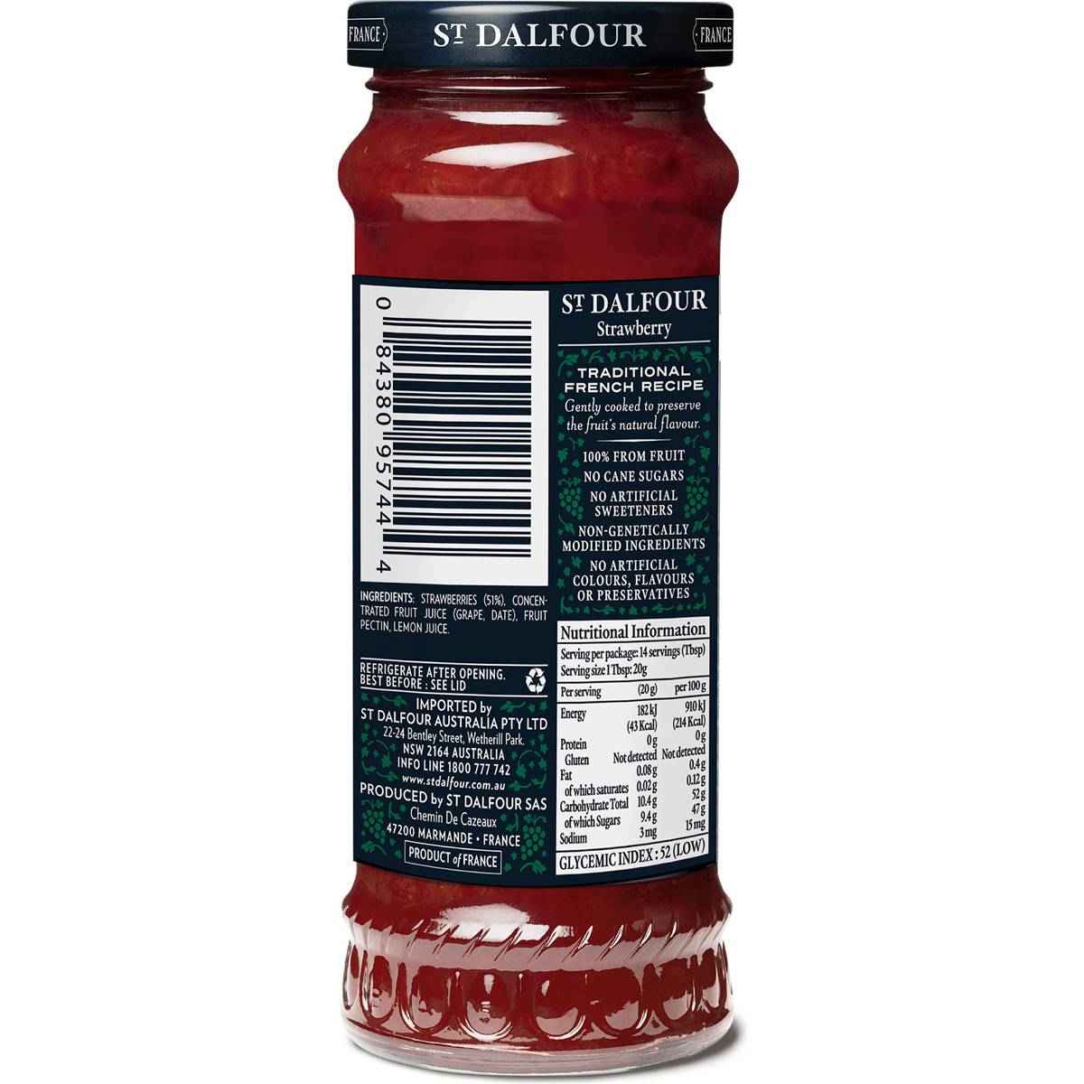 St Dalfour Strawberry 284g 284g