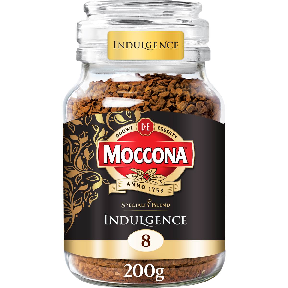 Moccona Freeze Dried Instant Coffee Specialty Blend Indulgence 200g