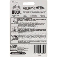 Duck Toilet Cleaner, Blue Solid Tolet Rim Block Twin Refills 40g x 2 pack