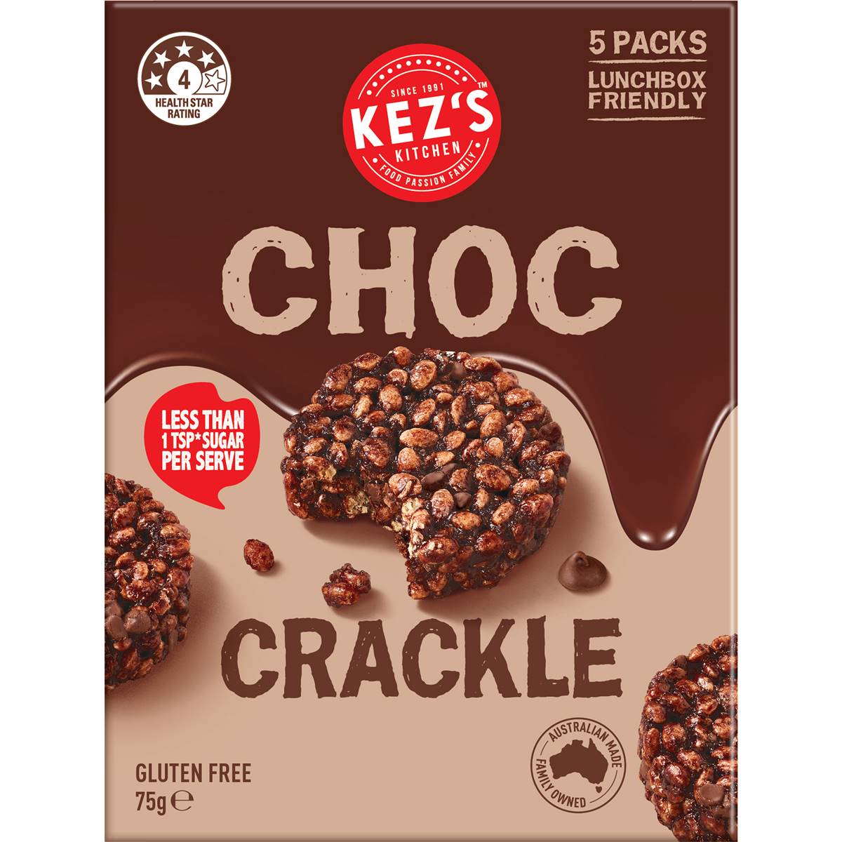 Kez's Kitchen Chocolate Crackle 5 pack