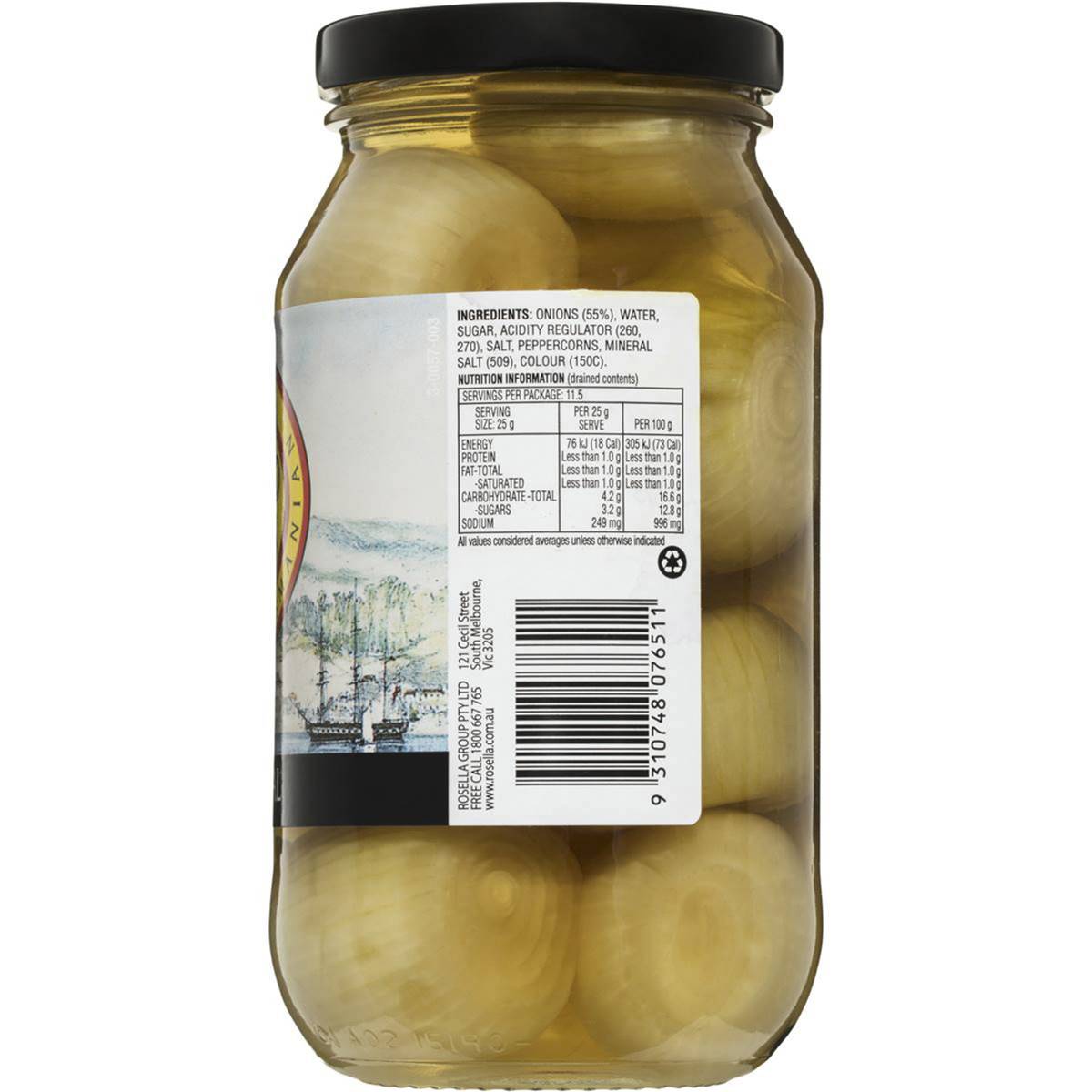 Blue Banner Onions Pickled 525g