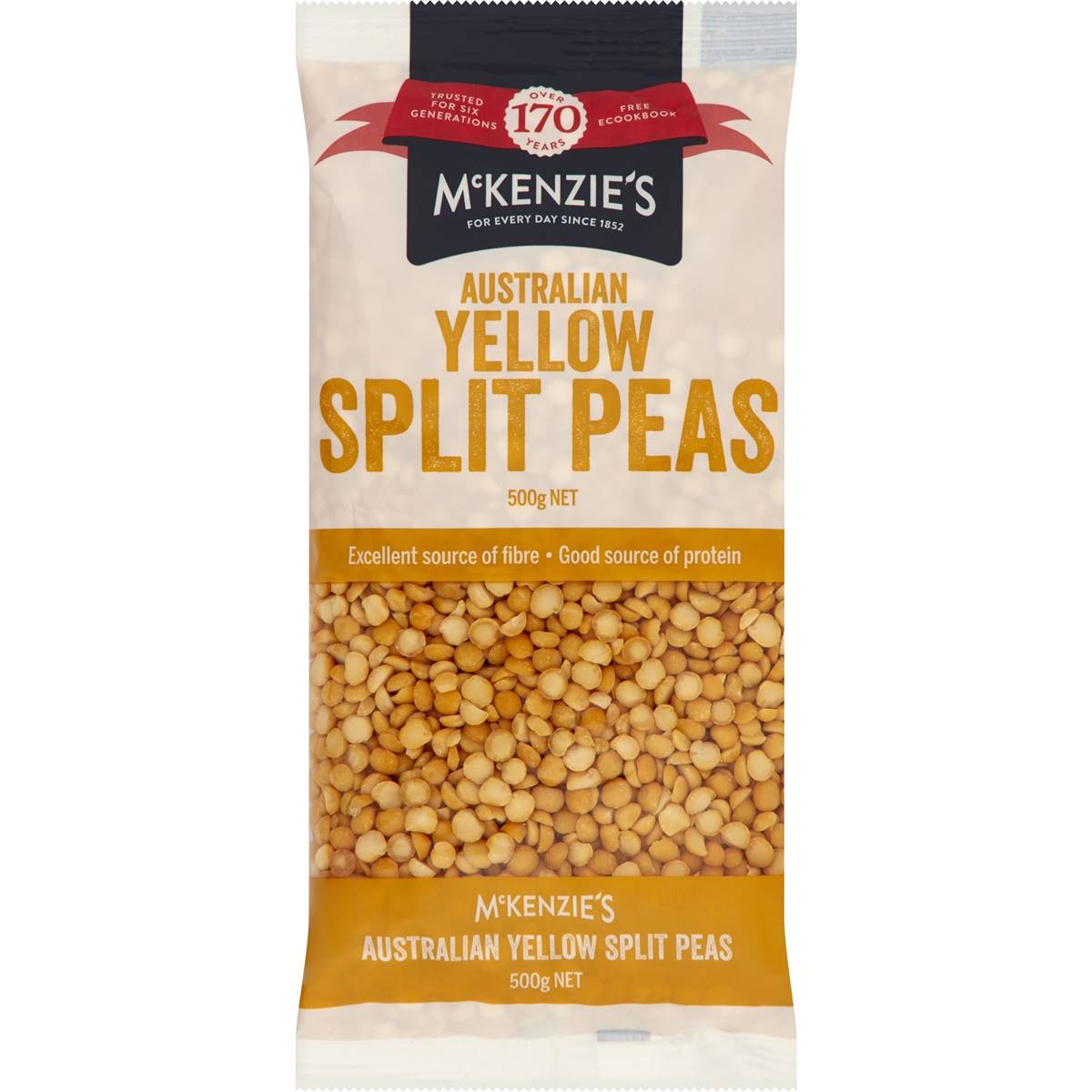 McKenzie's Dried Veg Yellow Split Peas 500g