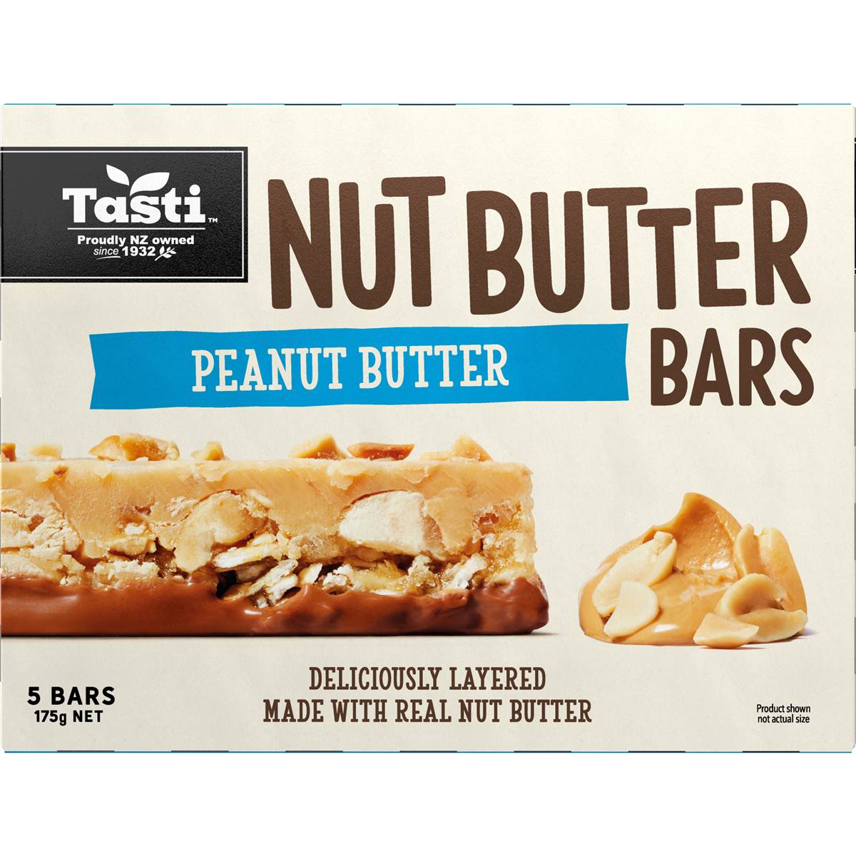 Tasti Nut Butter Bars Peanut Butter 175g