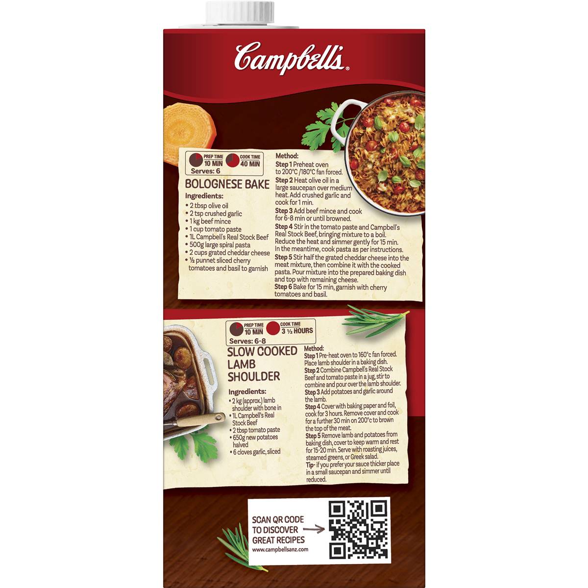 Campbell's Real Stock Beef Liquid Stock 1l