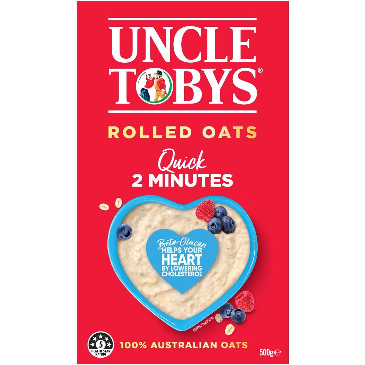 Uncle Tobys Oats Quick Oats Porridge Porridge 500g