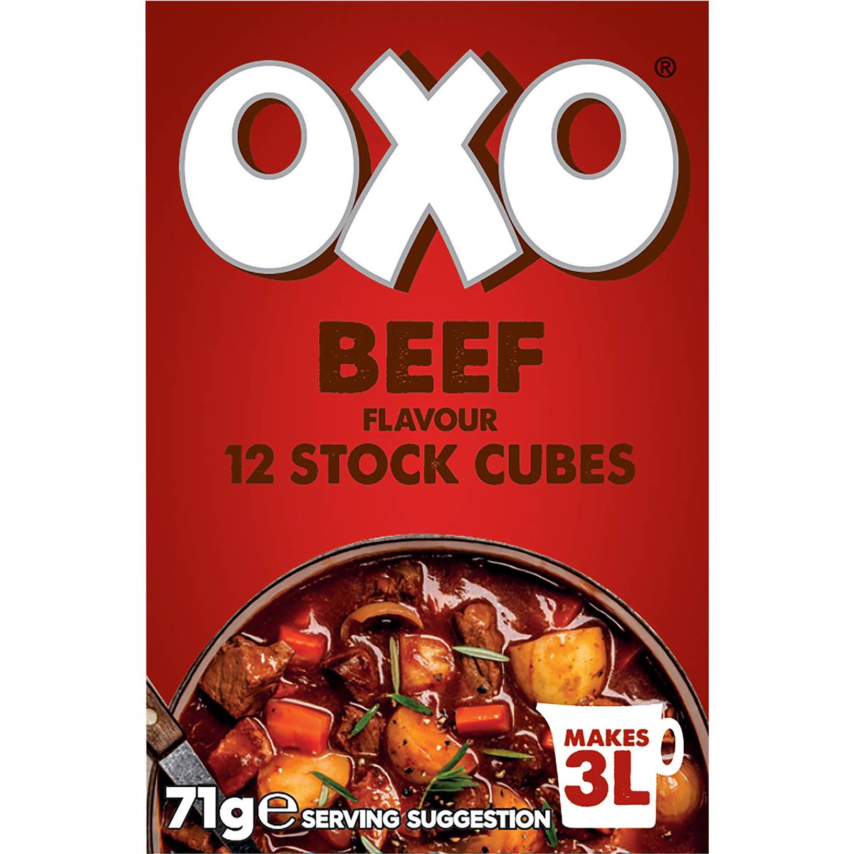 Oxo Beef Stock Cubes 71g