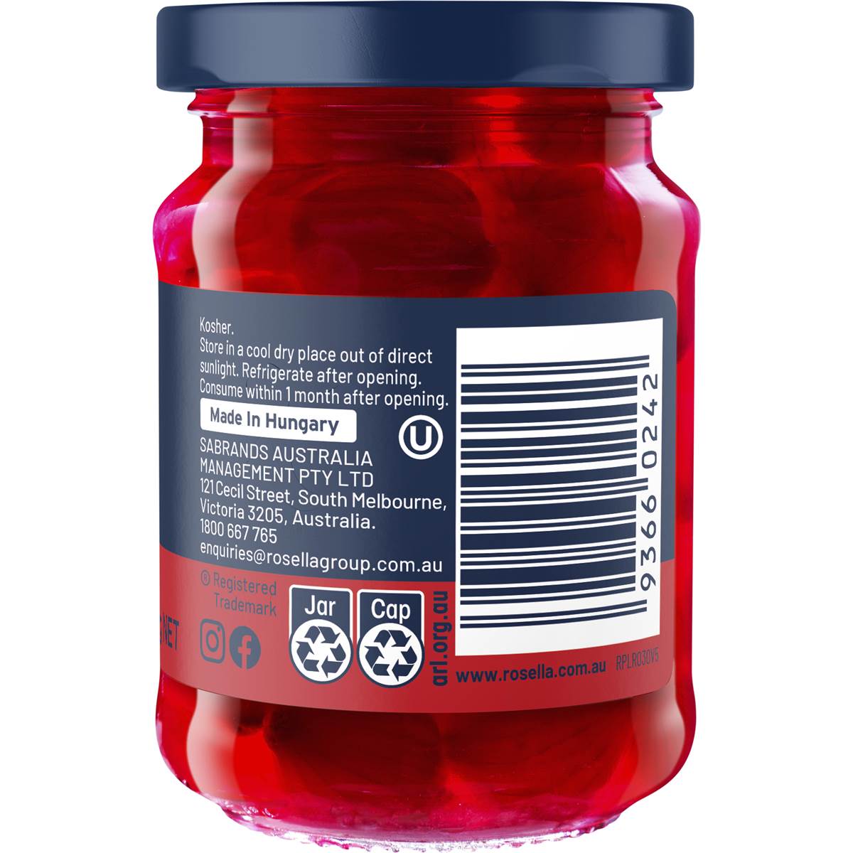 Rosella Red Cocktail Onions 150g