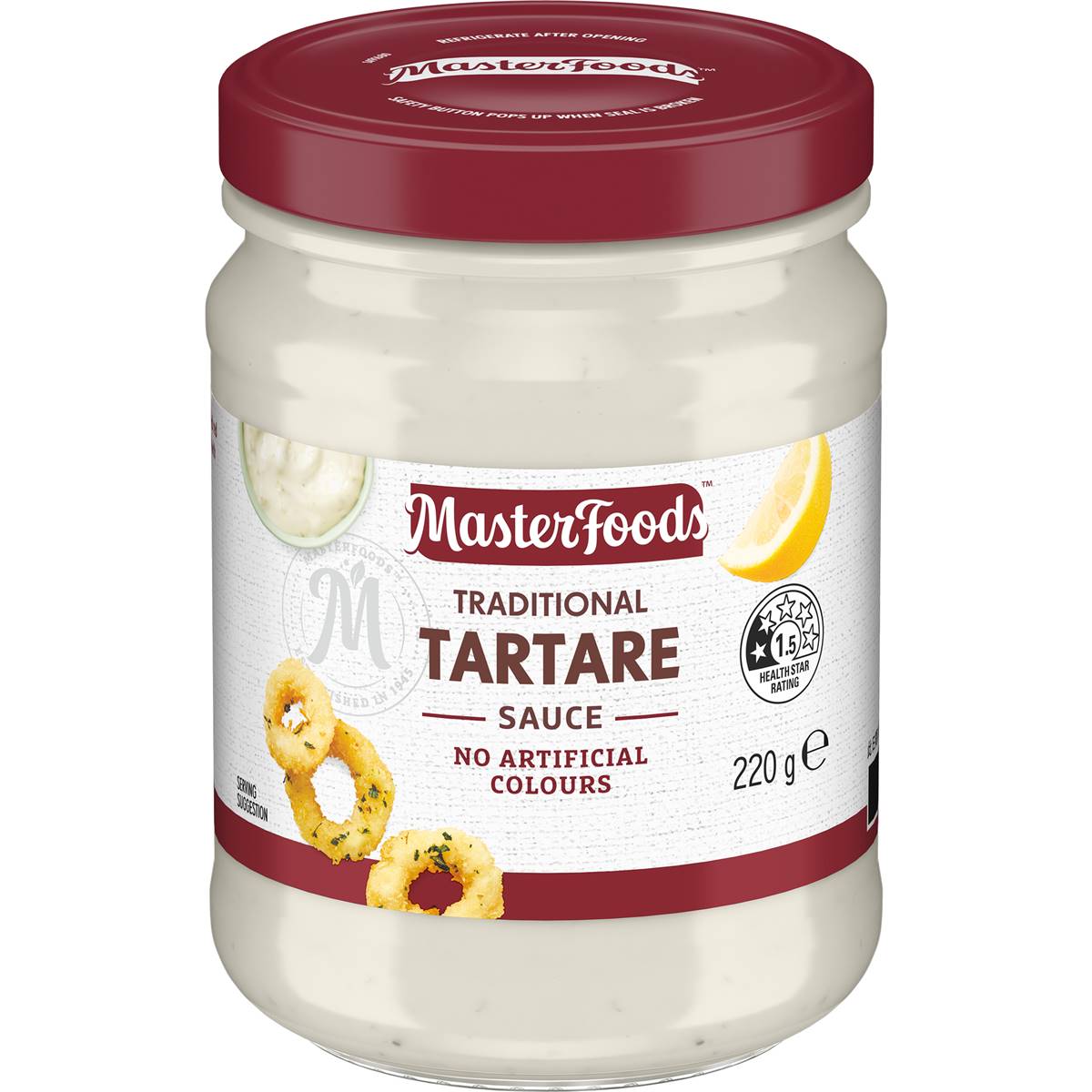 MasterFoods Traditional Tartare Sauce 220g