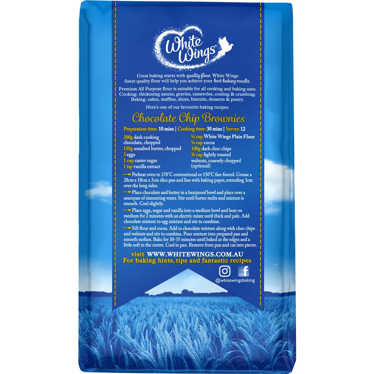 White Wings Plain Flour 1kg