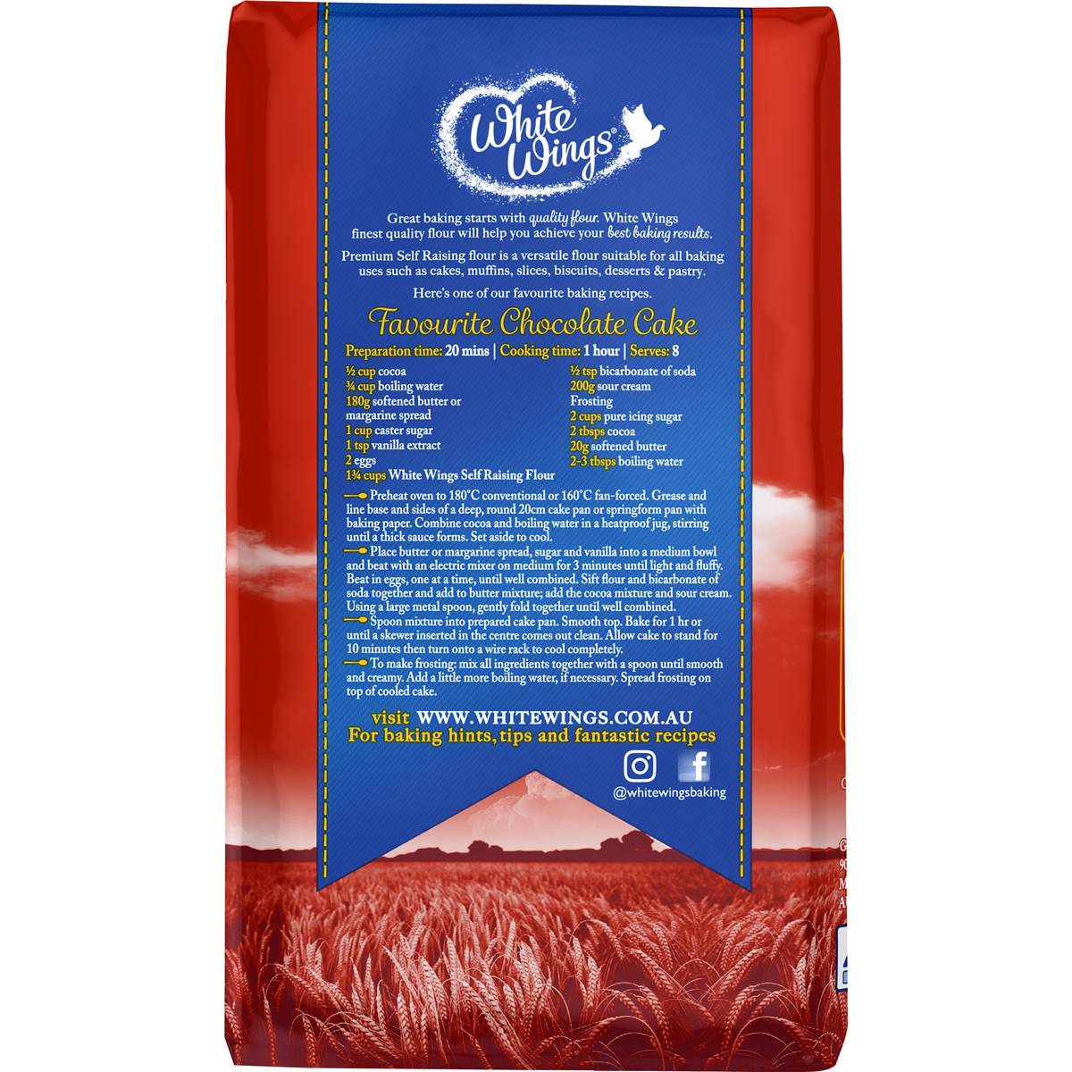 White Wings Self Raising Flour 1kg