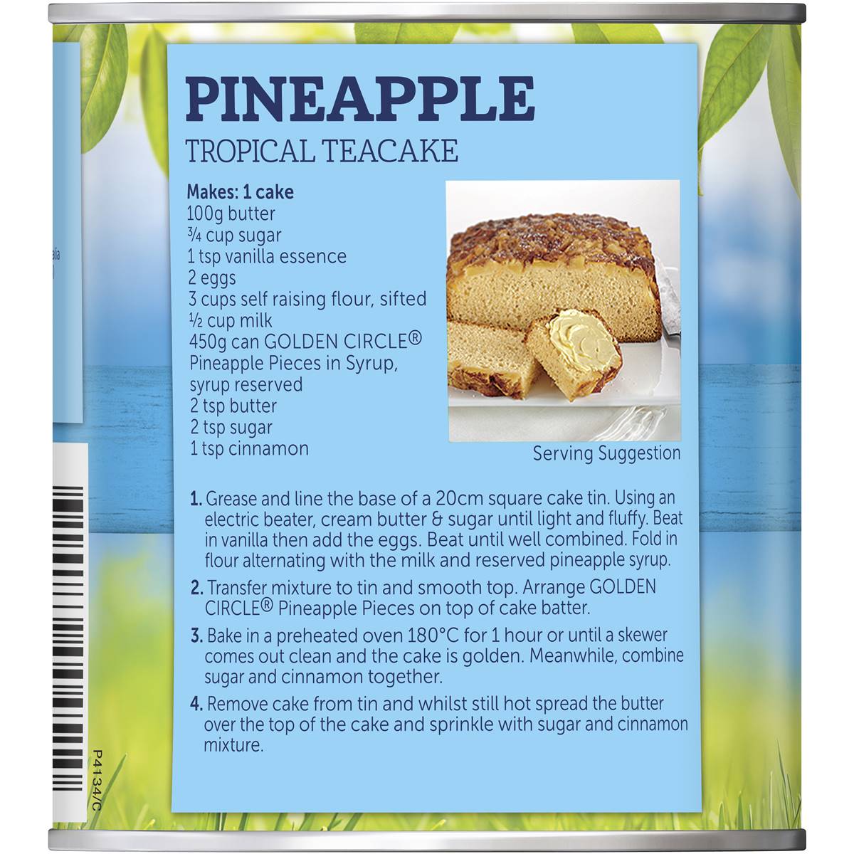 Golden Circle Australian Canned Fruit Tinned Pineapple Pieces in Syrup 450g