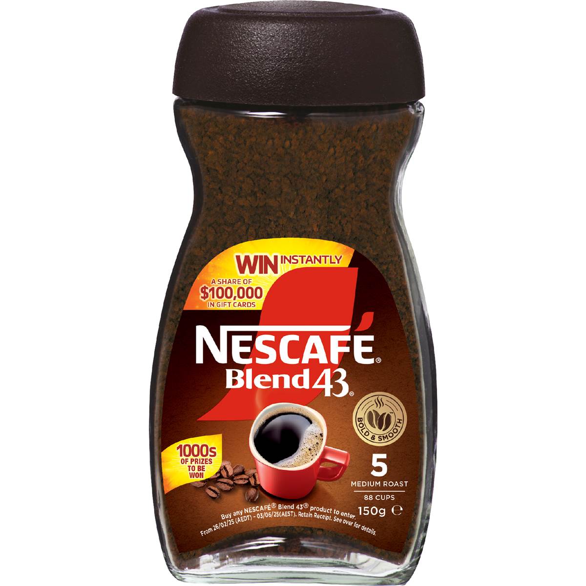 Nescafe Blend 43 Instant Coffee Jar 150g