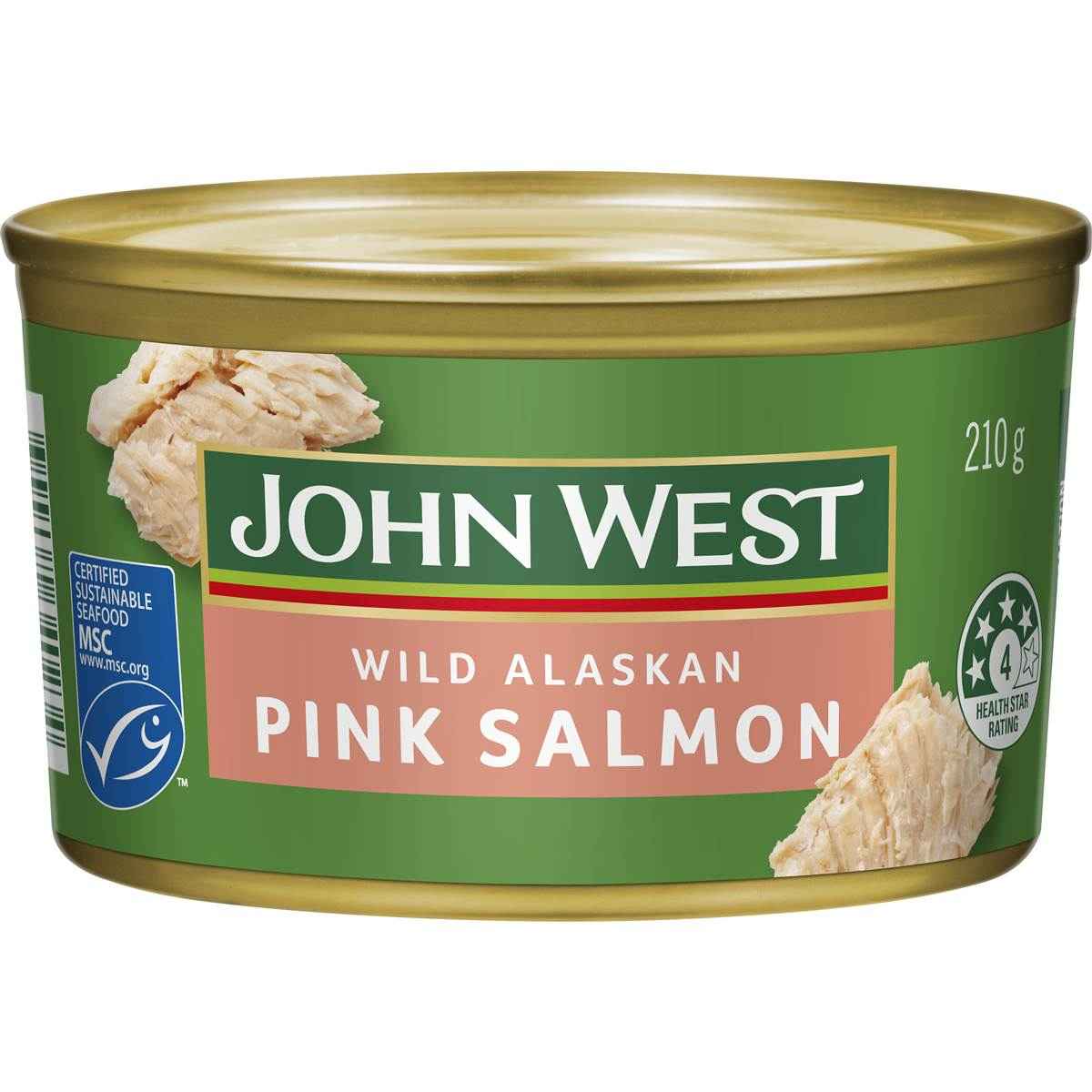 John West Wild Alaskan Pink Salmon 210g