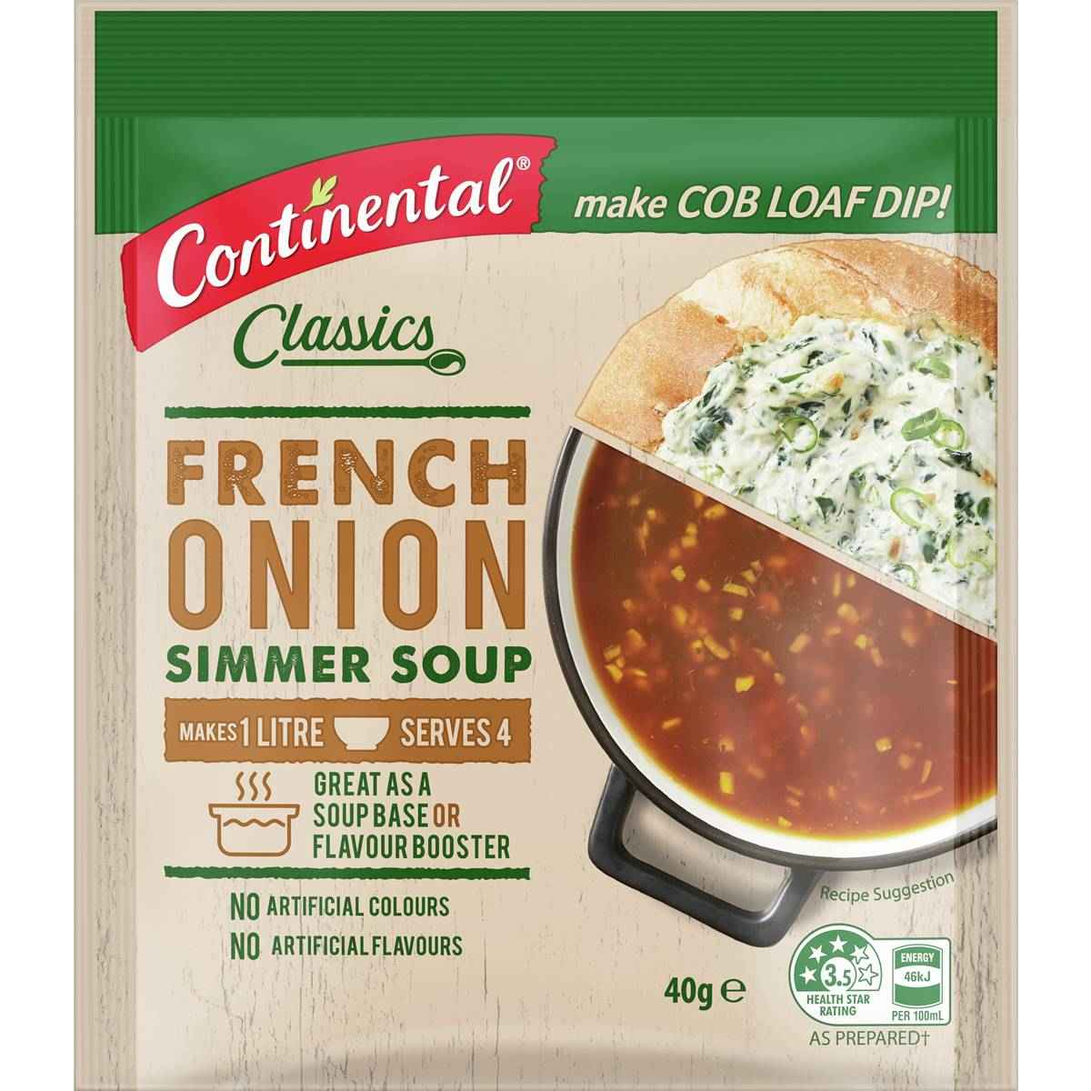 Continental Classics Simmer Soup French Onion 40g