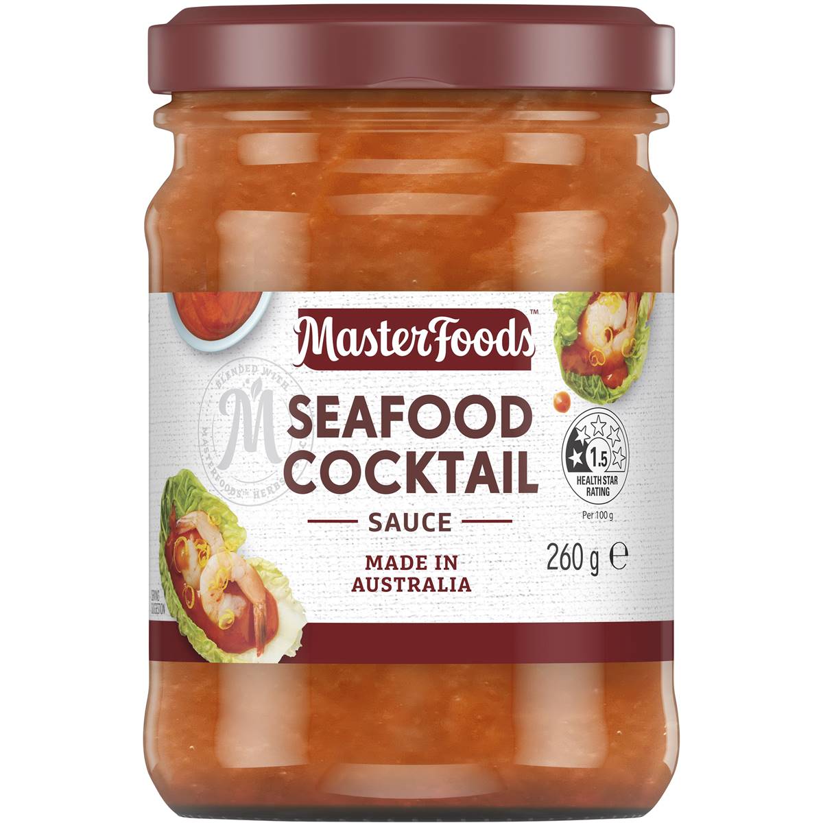 MasterFoods Seafood Cocktail Sauce 260g