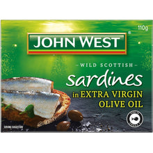 John West Wild Brisling Sardines In Extra Virgin Olive Oil 110g