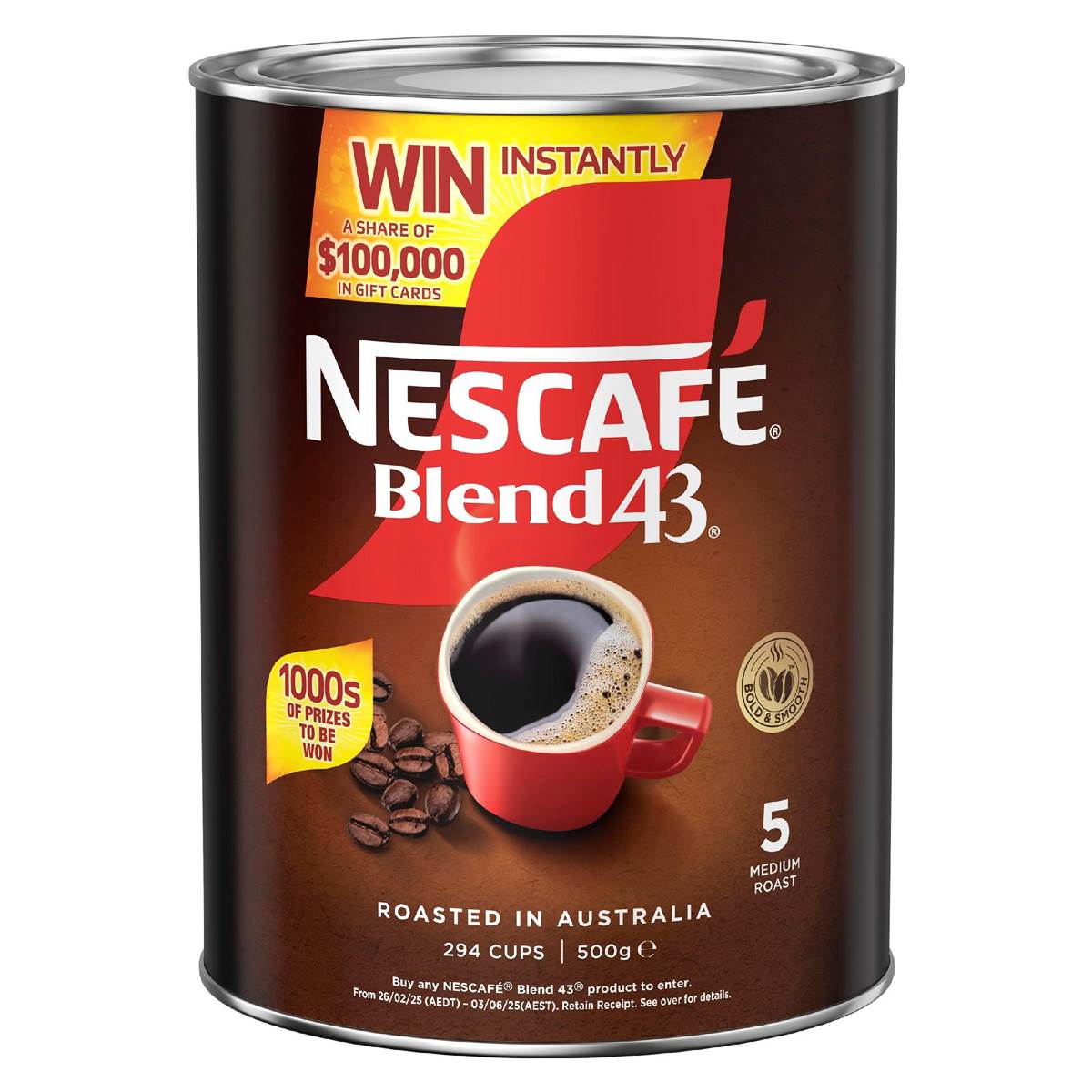 Nescafe Blend 43 Instant Coffee Tin 500g