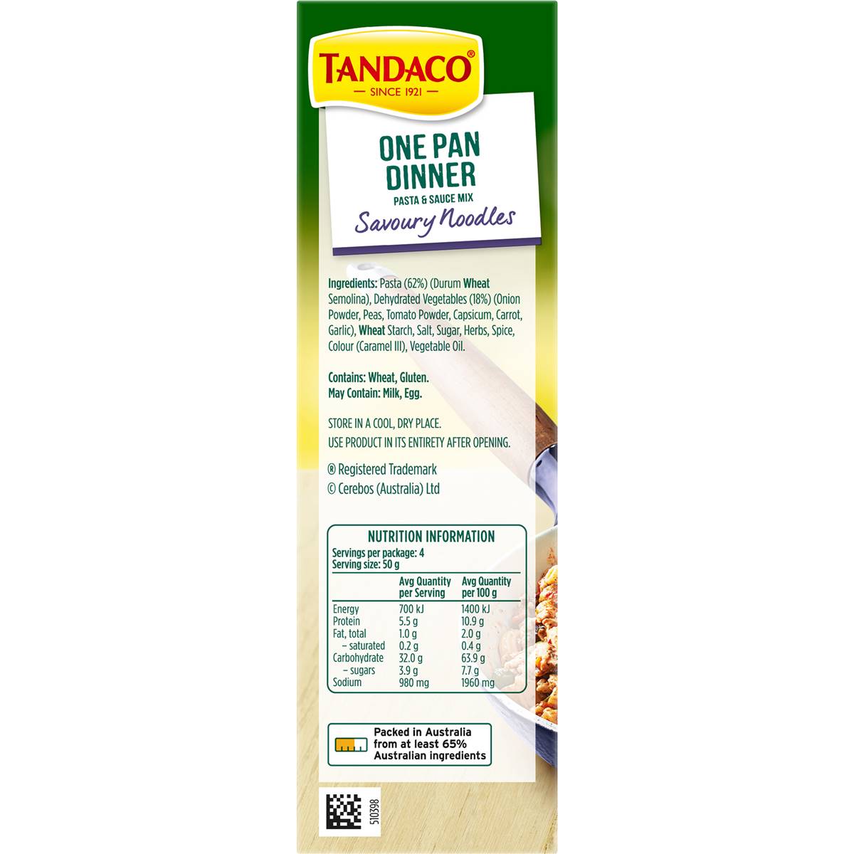 Tandaco One Pan Dinner Savoury Noodles 200g