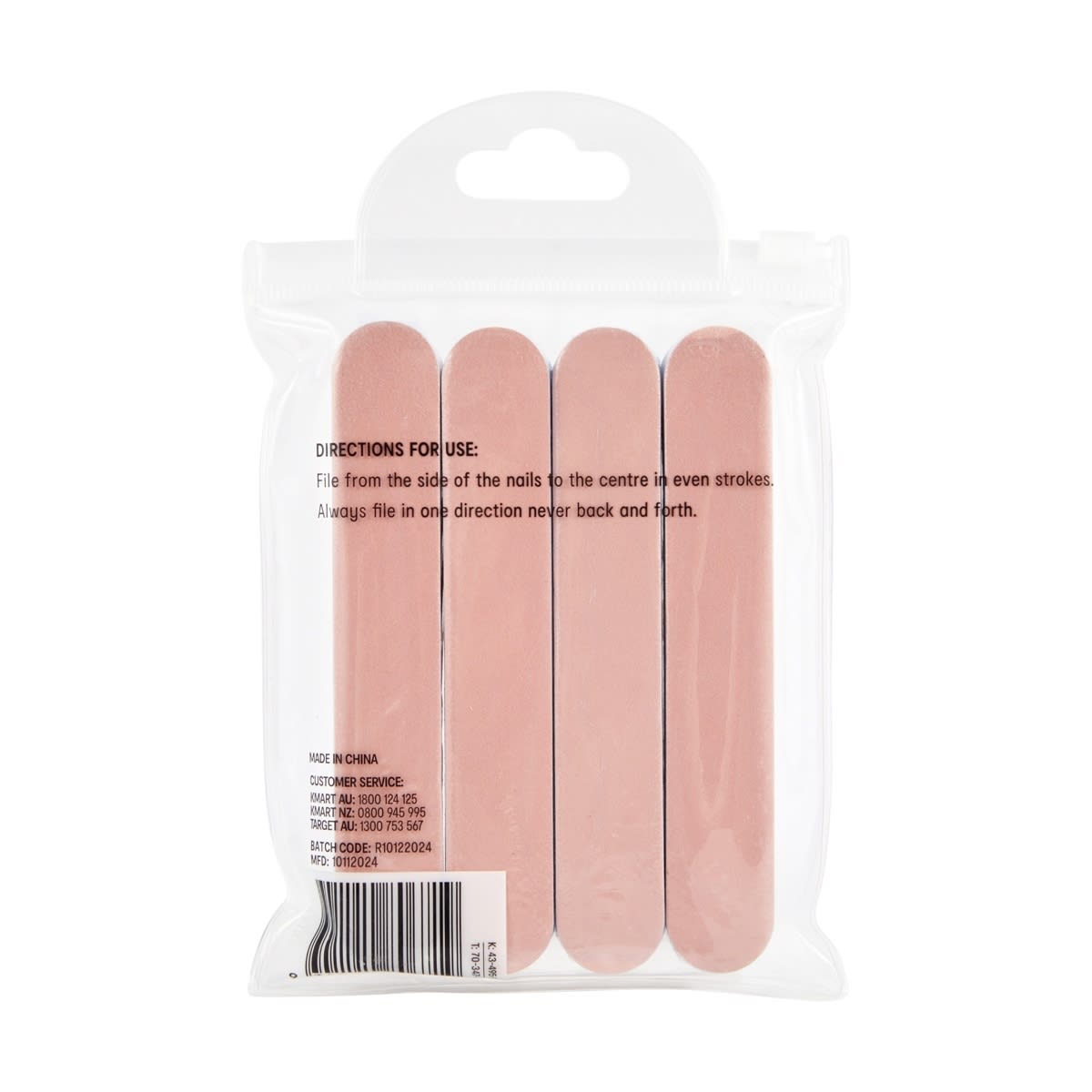 OXX Cosmetics 20 Piece Nail File Set - Peach