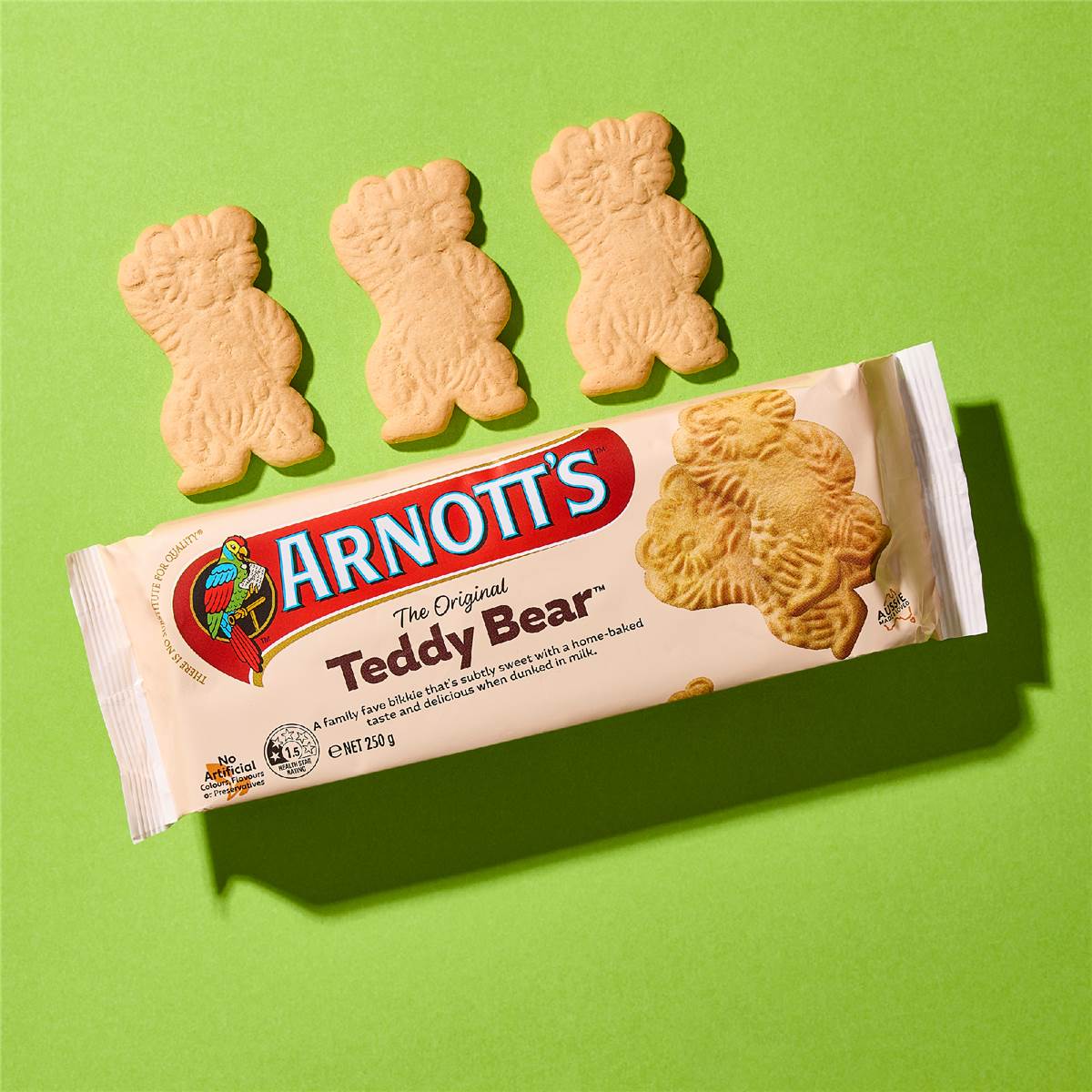Arnotts Teddy Bear Plain Biscuits 250g