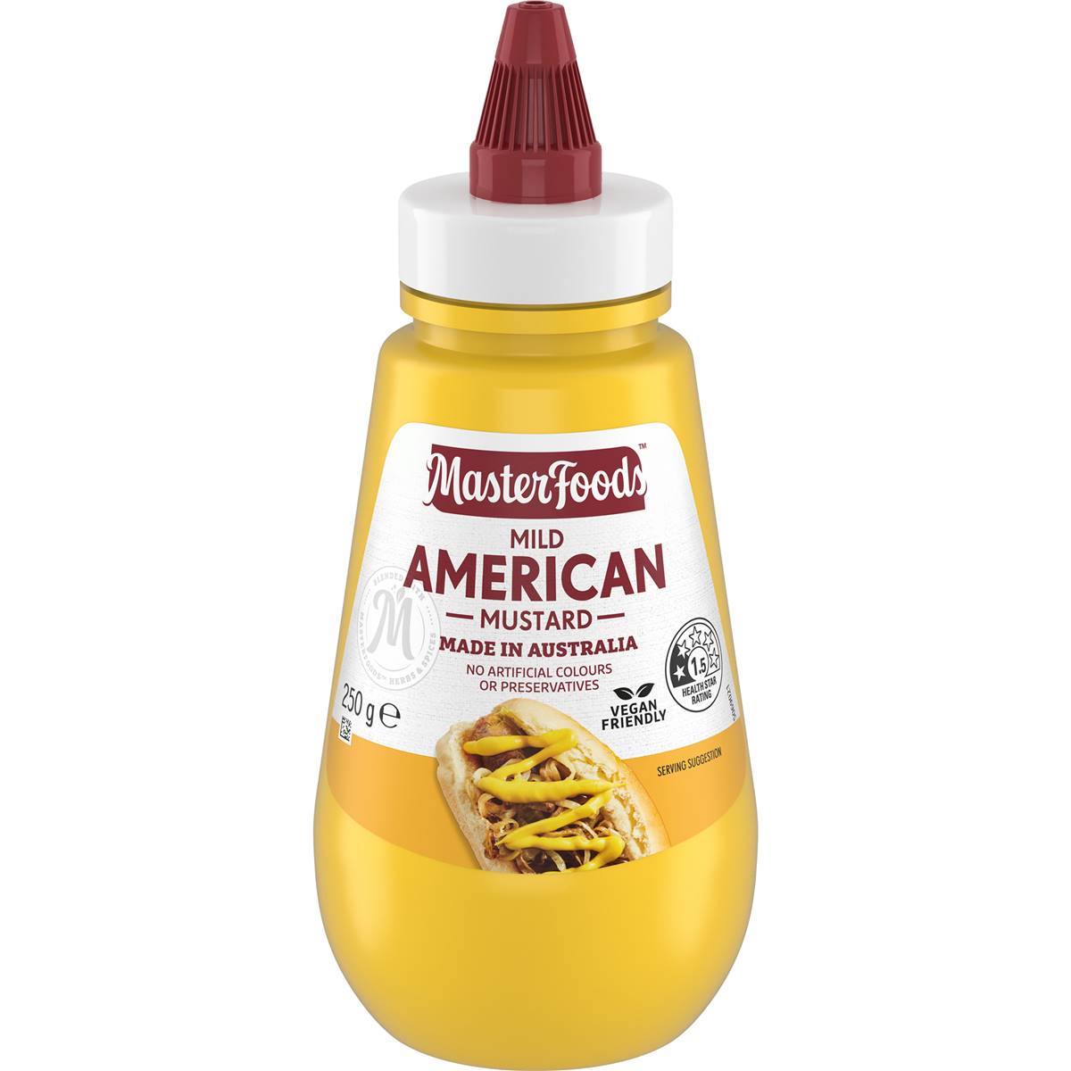 MasterFoods Mild American Mustard 250g