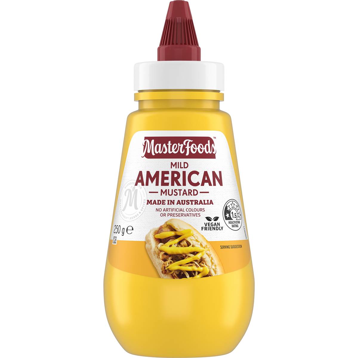 MasterFoods Mild American Mustard 250g