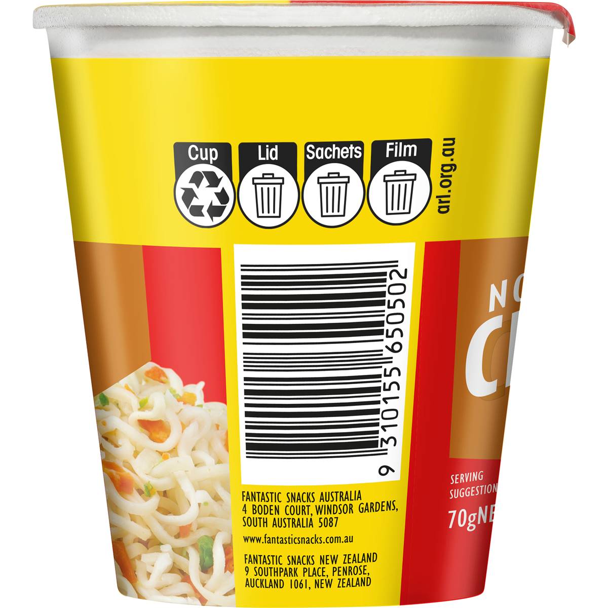 Fantastic Crispy Bacon Noodle Cup 70g