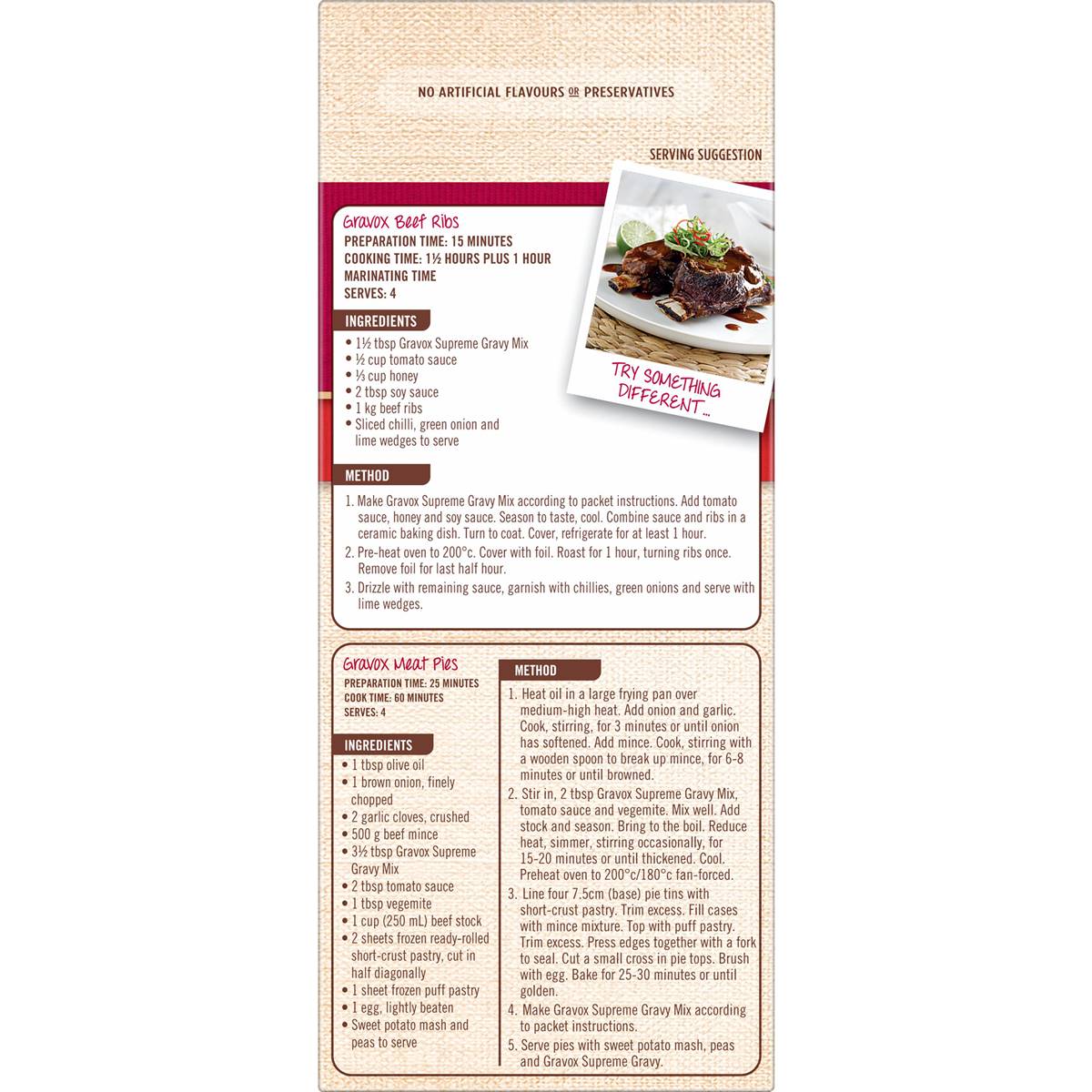 Gravox Supreme Gravy Mix 425g