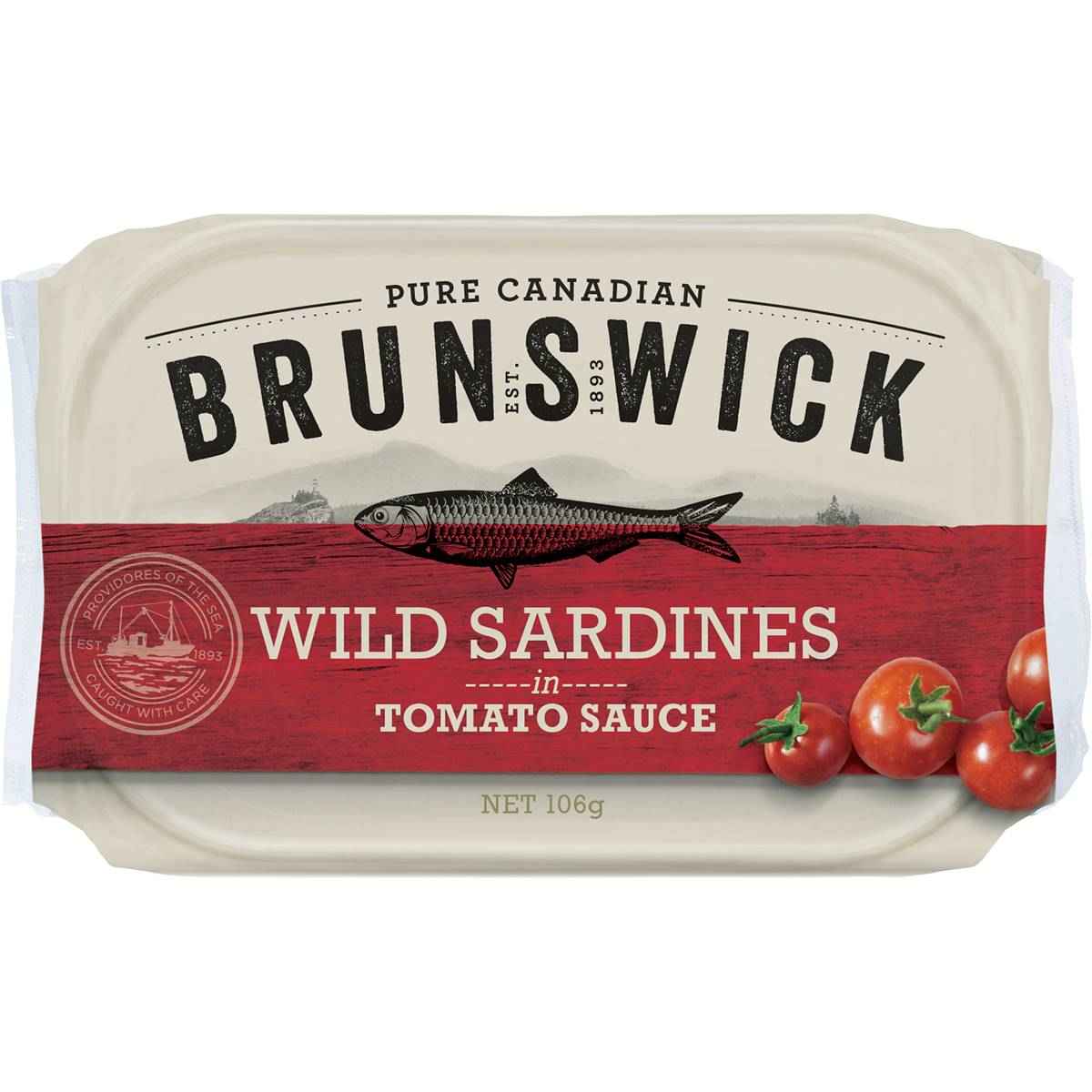 Brunswick Sardines Tomato Sauce 106g