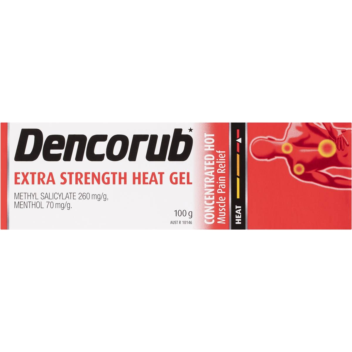 Dencorub Extra Strength Heat Gel 100g