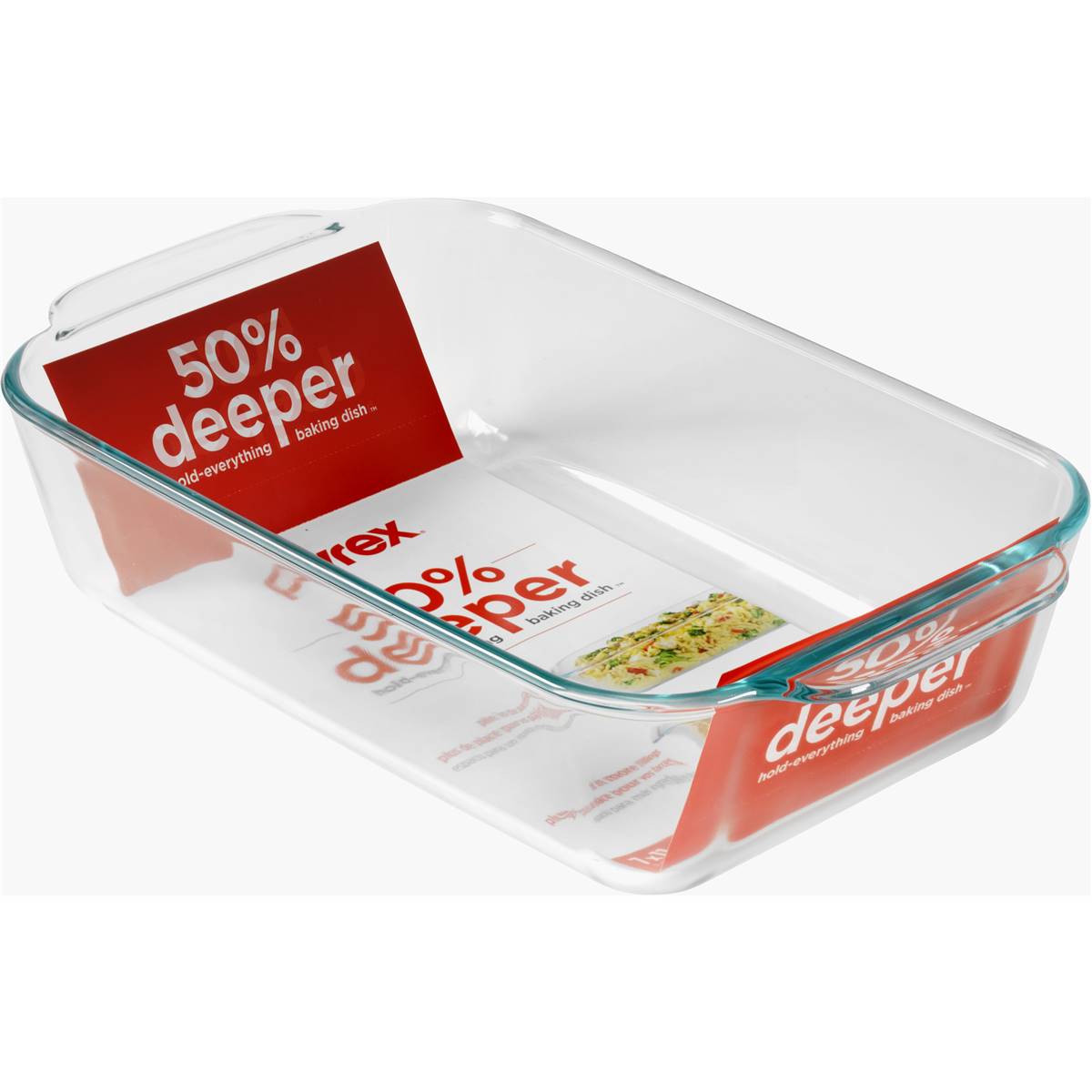Pyrex 3l Rectangular Deep Baking Dish Each