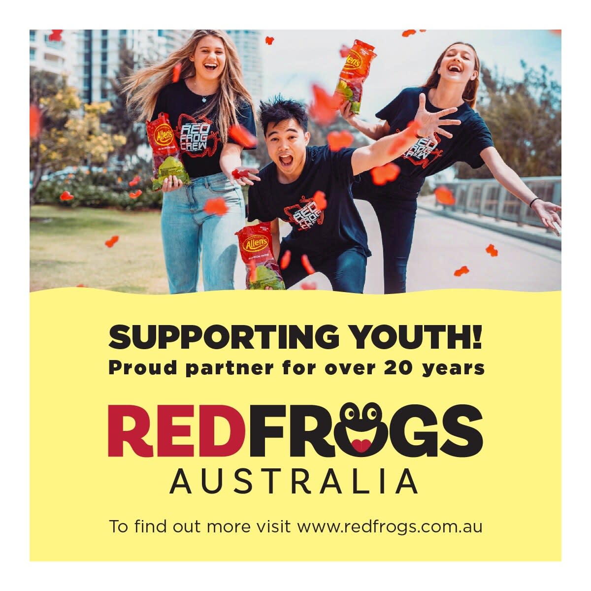 Allen's Big Red Frogs 420g