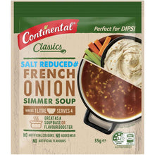 Continental Classics Simmer Soup French Onion Salt Reduced 35g