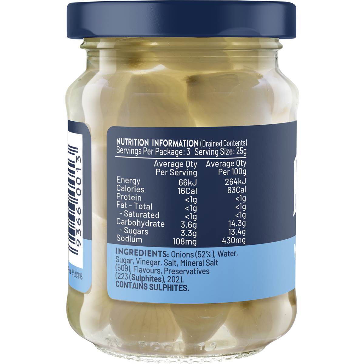 Rosella White Cocktail Onions 150g