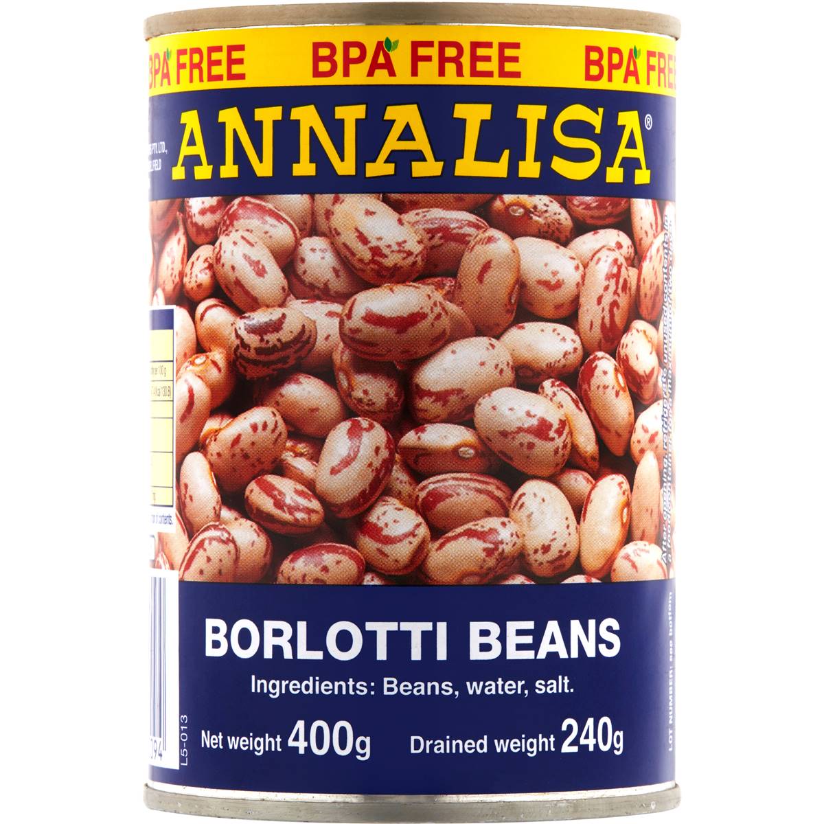 Annalisa Beans Borlotti 400g