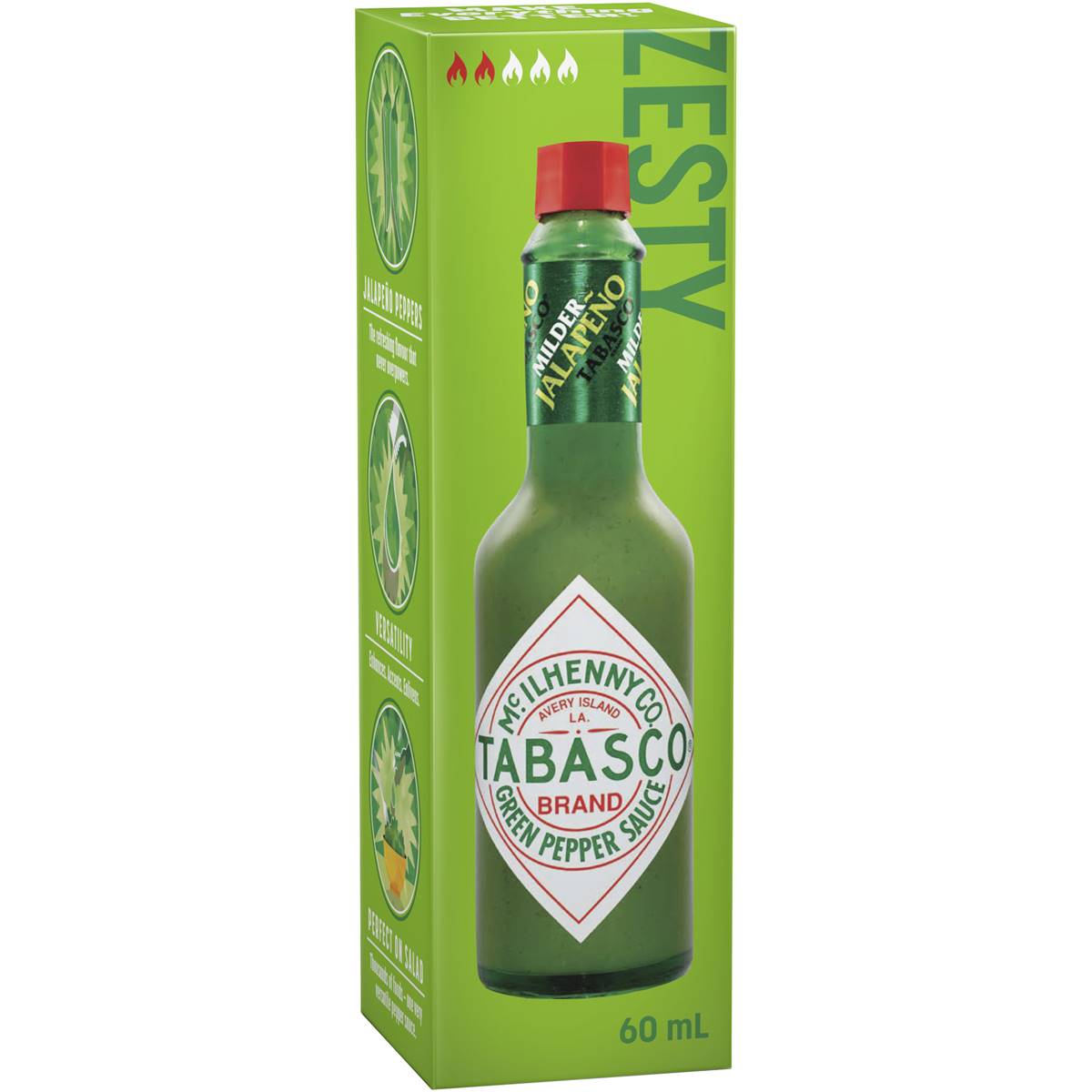 Tabasco Green Pepper Mild Sauce 60ml