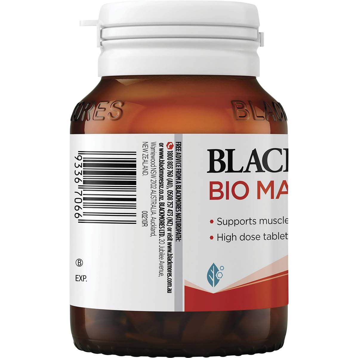 Blackmores Bio Magnesium Muscle Health Tablets 50 Pack