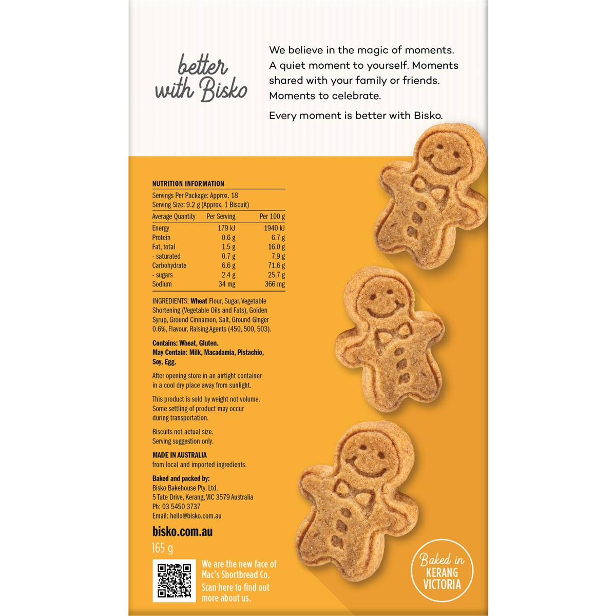 Bisko Bakehouse Gingerbread Mini People 165g