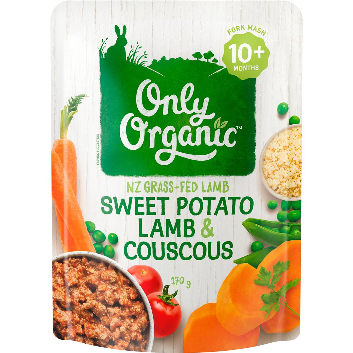 Only Organic Sweet Pot Lamb & Couscous 170g