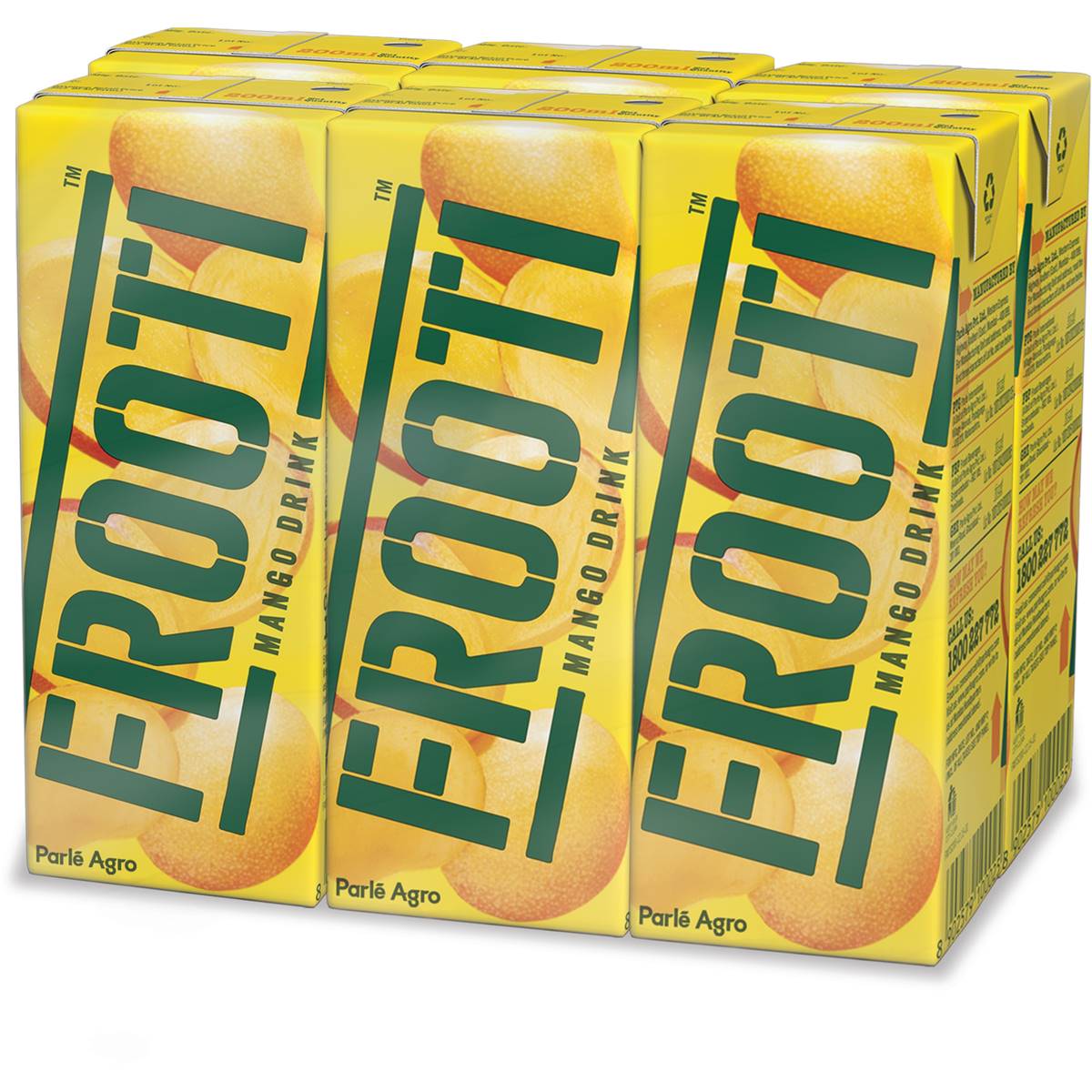 Frooti Mango Drink 220ml x6 Pack