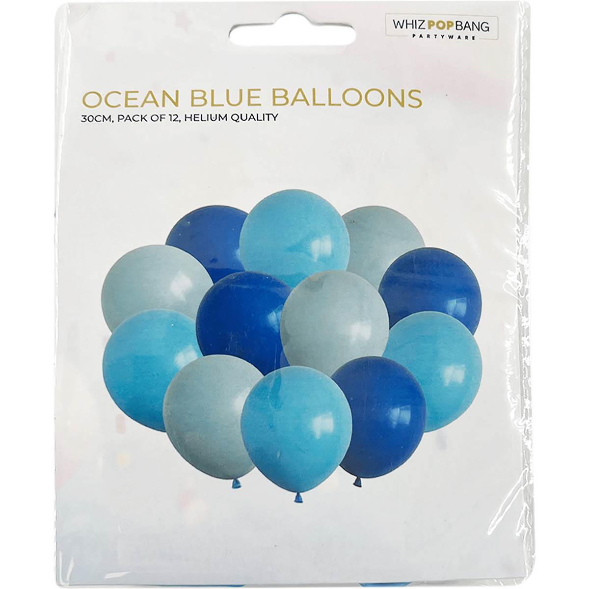 Korbond Ocean Blue Balloons 12 Pack