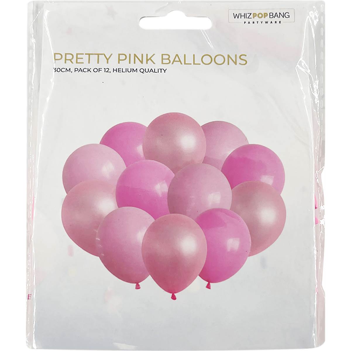 Korbond Pretty Pink Balloons 12 Pack