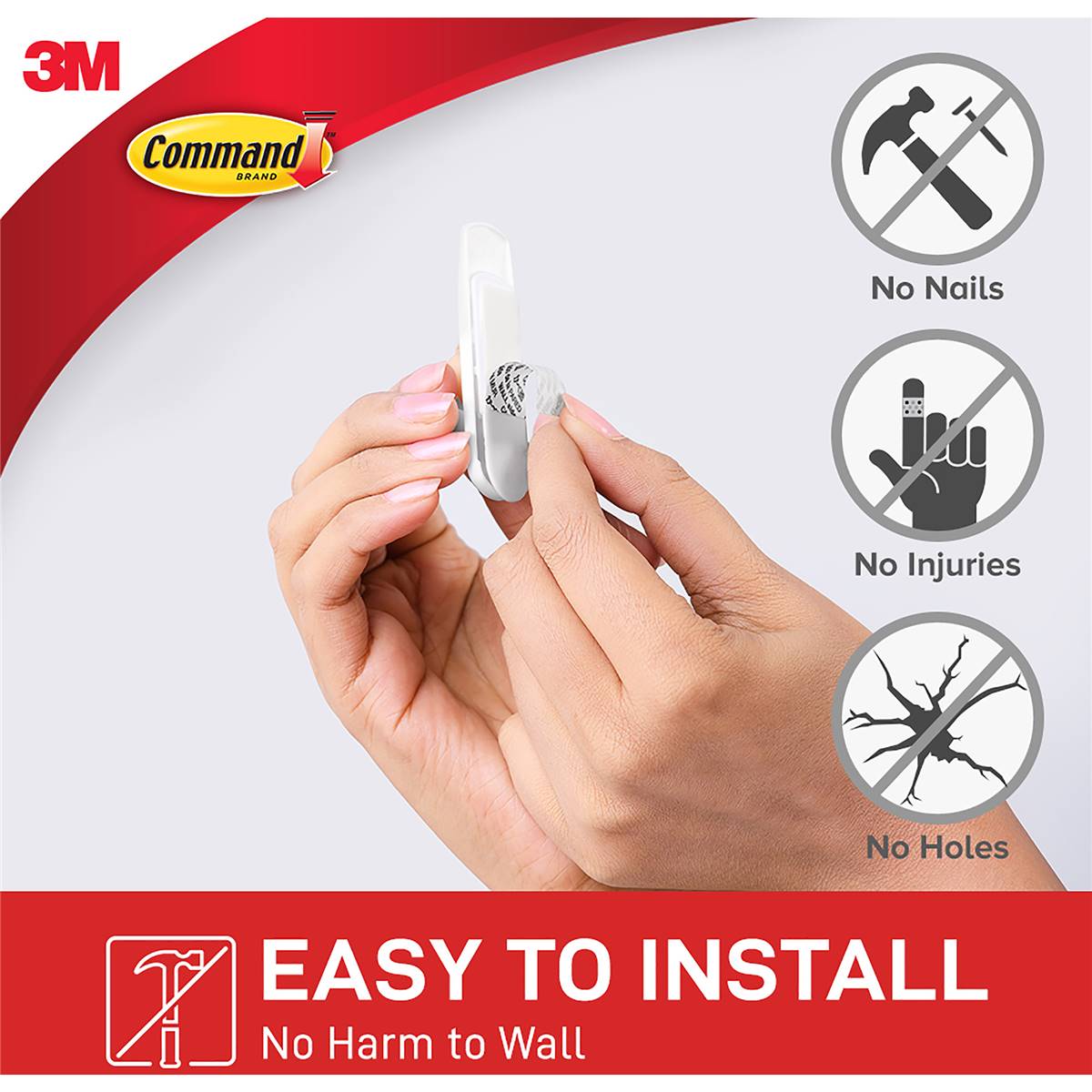 3M Command Mixed Hooks Value 8 Pack