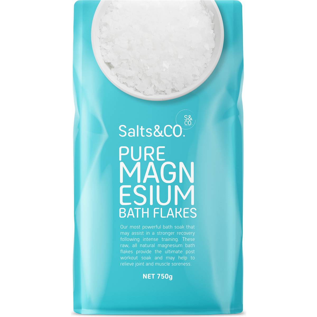 Salts & Co. Pure Magnesium Bath Flakes 750g