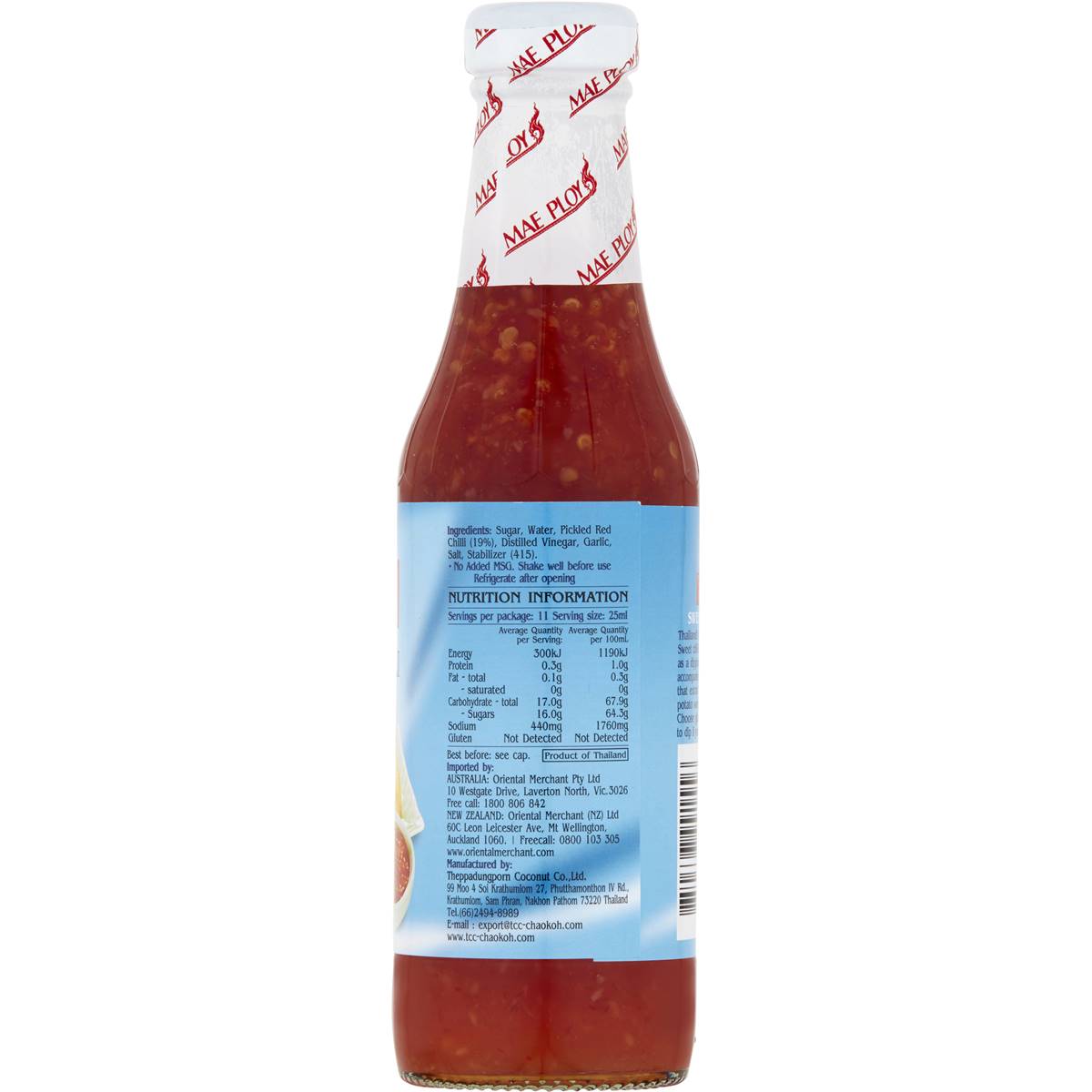 Mae Ploy Sauce Sweet Chilli 280ml