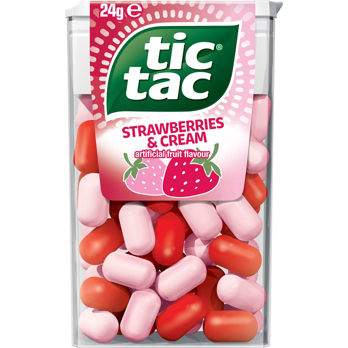 Tic Tac Strawberry & Cream 24g
