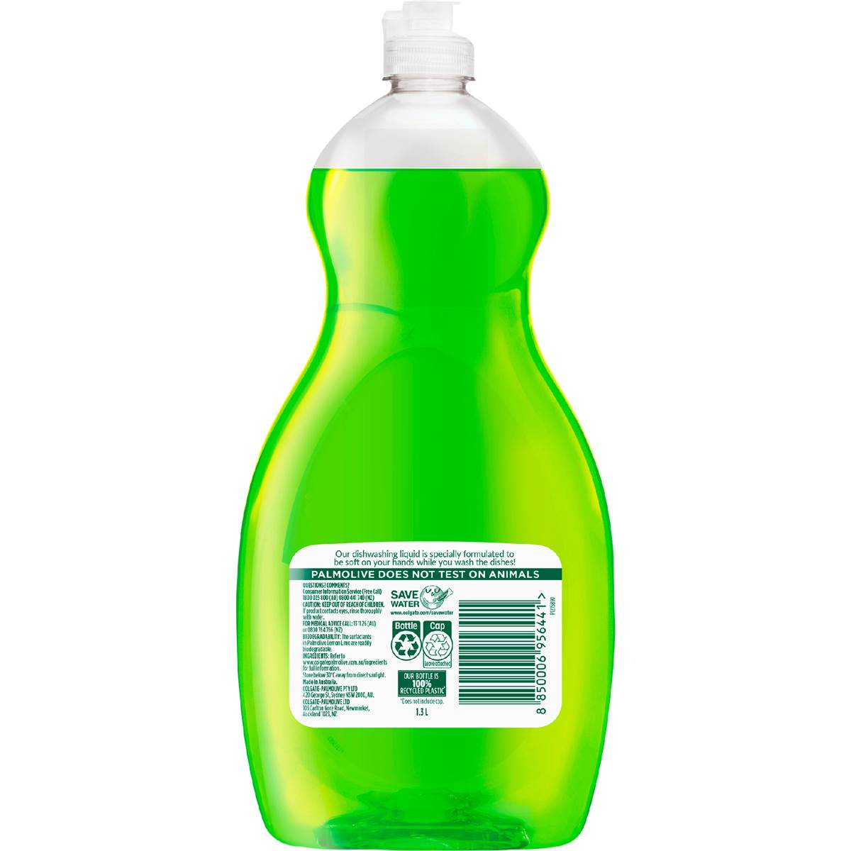 Palmolive Dishwashing Liquid Regular Lemon Lime 1.3L