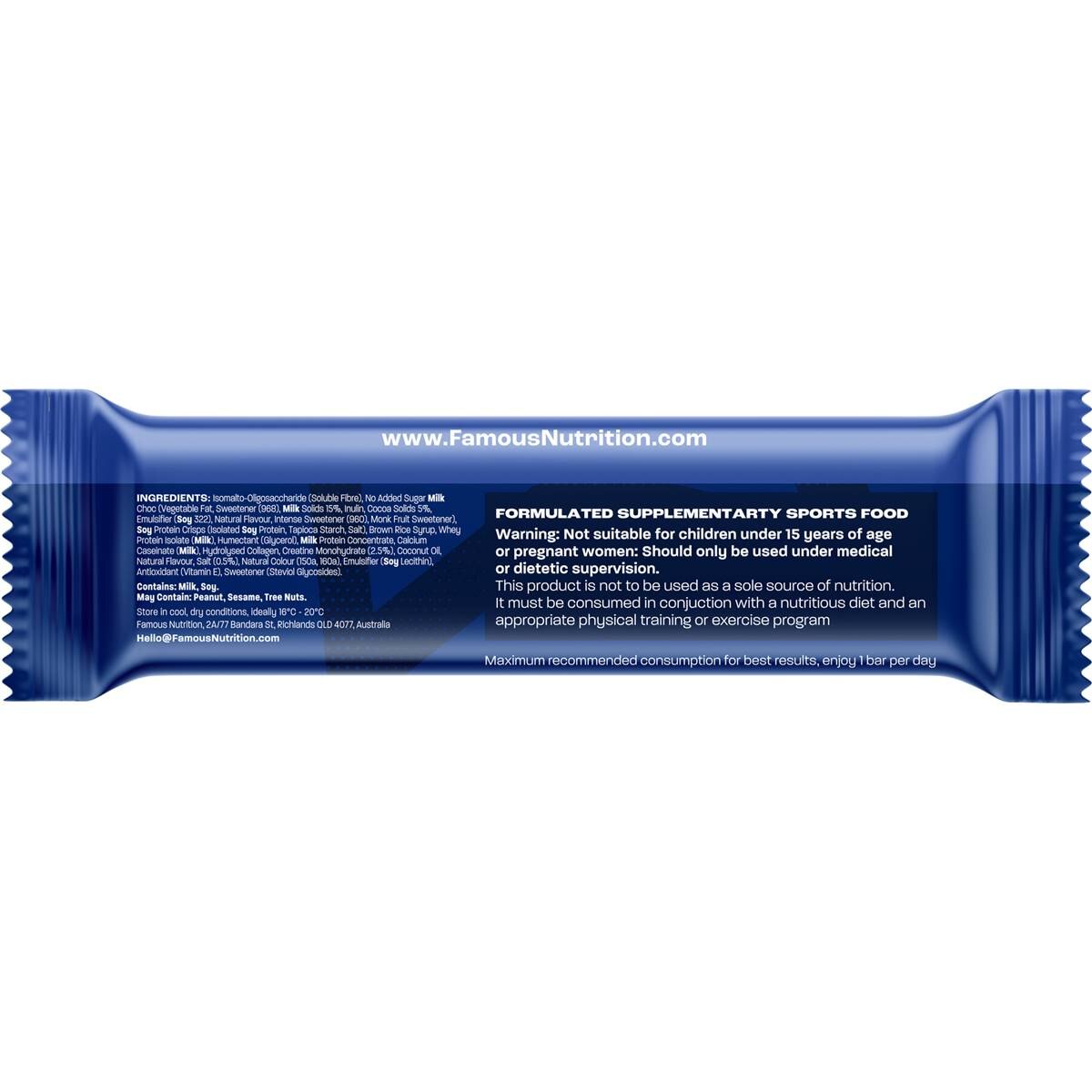 Famous Nutrition Sport Protein & Creatine Bar Salted Caramel 60g